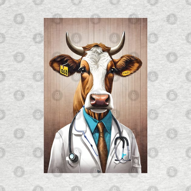 Doctor cow by Spaceboyishere